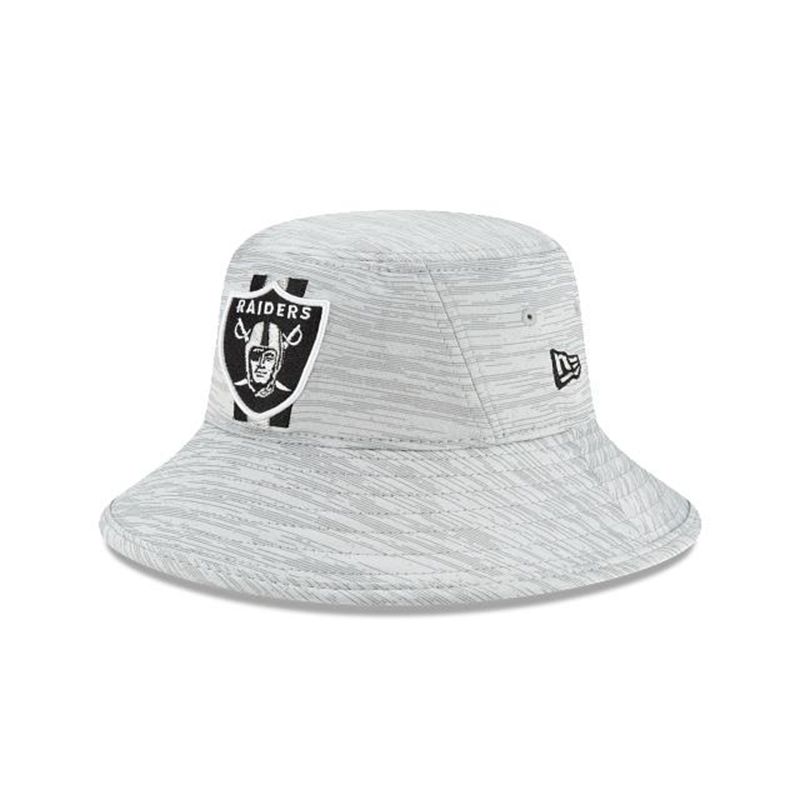 NFL Las Vegas Raiders Official Training Stretch (EXQ2790) - Black New Era Bucket Hats